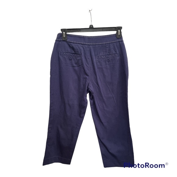 Talbots Heritage Navy Capris size 8 - Picture 2 of 13